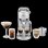 Cafetière expresso DeLonghi Dedica Duo EC890.WI 1,1L 15 Bars blanc avec mousseur