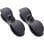 Organizzatore cavi InLine 59971D Nero Autoadesivo Universale TPR
