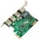 Tarjeta de Red InLine 51125R PCI Express Gigabit Ethernet USB 3.2 Gen1