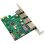 Tarjeta de Red InLine 51125R PCI Express Gigabit Ethernet USB 3.2 Gen1