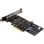 Netzwerkkarte InLine 76660N PCIe M.2 NVMe 64 Gb/s LED Low Profile
