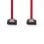 Cavo Nedis CCGB73150RD05 0,5 m SATA Femmina Femmina Rosso
