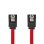 Cavo Nedis CCGB73150RD05 0,5 m SATA Femmina Femmina Rosso
