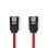 Cavo Nedis CCGB73150RD05 0,5 m SATA Femmina Femmina Rosso