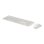 Clavier HP 490C multidispositif blanc avec souris et touches programmables