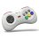 Mando 8BitDo M30 Bluetooth Blanco para Android, Switch y PC