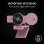 Cámara web Razer Kiyo V2 X Quad HD 60 FPS color rosa