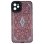 Funda para móvel Mandala Rombos Vermelha Silicone Flexível para iPhone 11
