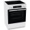 Cocina Gorenje GEC6C40WD Negra/Blanca con 4 zonas cerámicas y horno eléctrico 71L