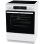 Cocina Gorenje GEC6C40WD Negra/Blanca con 4 zonas cerámicas y horno eléctrico 71L