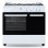 Cocina de gas Svan SKGW5901PB 90 cm blanco 5 quemadores WOK horno 55L