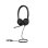 Auriculaires Yealink UH35 Dual filaires USB-C/A pour appels et musique noirs
