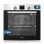 Horno Multifunción Hyundai HHM10800DX Hidrolítico 80L 60cm Turbo Inox