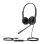 Auriculaires Yealink UH34 filaires USB avec annulation de bruit pour bureau noir
