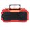 Radio Albrecht DR 112 DAB+ FM 5W USB Type-C Noir Rouge