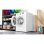 Lavadora carga frontal Bosch Serie 2 WGE02420 7 kg 1400 rpm clase A blanca