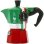 Manuelle French Press Kaffeemaschine Bialetti 0,5 L Aluminium schwarz gruen rot