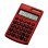 Calculatrice Olympia LCD 1110 Rouge 10 chiffres Métal Compacte