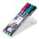 Marker Staedtler Lumocolor 313 WP4 Ultrafine 0,4 mm 4 Farben