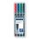 Marker Staedtler Lumocolor 313 WP4 Ultrafine 0,4 mm 4 Farben