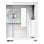 Case ProGaming Alma Bianca Cube Tower 3 Ventole ARGB Micro-ATX