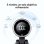 Mini Ventoinha Portátil Ksix Airgo Flex 5 Velocidades 9,0 m/s 13.550 rpm Dobrável Colgante USB-C LED Preto