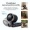 Mini Ventoinha Portátil Ksix Airgo Flex 5 Velocidades 9,0 m/s 13.550 rpm Dobrável Colgante USB-C LED Preto