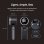 Mini Ventoinha Portátil Ksix Airgo Flex 5 Velocidades 9,0 m/s 13.550 rpm Dobrável Colgante USB-C LED Preto