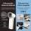 Mini Ventoinha Portátil Ksix Airgo Turbo 5 Velocidades 9,0 m/s 17.400 rpm USB-C Ecrã LED Bege
