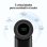 Mini Ventoinha Portátil Ksix Airgo Turbo 5 Velocidades 9,0 m/s 17.400 rpm Bateria 3.000 mAh USB-C Ecrã LED Preta