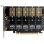 Carte Réseau InLine 76619G PCIe M.2 SATA 6 Gbit/s 5 ports NCQ