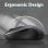 Ratón Keychron BM24 RF Wireless Bluetooth USB Type-C 2400DPI Grau Metallisch