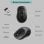 Ratón Keychron BM24 RF Wireless Bluetooth USB Type-C 2400DPI Grau Metallisch
