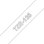 Ruban Brother TZE-135 Blanc sur transparent 12 mm 8 m laminé