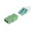 Accoppiatore fibra ottica StarTech DUPLEXLCAPCNOF LC LC monomodale duplex verde x10