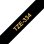 Ruban Brother TZE-334 Or sur noir 12 mm x 8 m Laminé