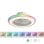 Deckenventilator InnovaGoods Nexory LED RGB 6 Stufen DC Motor Fernbedienung