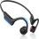 Auriculares Kinglucky X7 sem fios Bluetooth 5.4 condução óssea desportivos IPX5 pretos