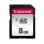Scheda di memoria Transcend 300S 8GB SDHC Classe 10 UHS-I V30 Nera