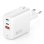 Caricatore 4Smarts GaN Flex 65W 2 USB-C Power Delivery Bianco