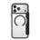 Funda pour mobile OtterBox React Folio MagSafe Ultra-mince Noire Transparente pour iPhone 17 Pro Max