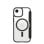Funda pour mobile OtterBox React Folio transparente noire MagSafe pour iPhone 17e 16e 15 14 13