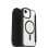 Funda pour mobile OtterBox React Folio transparente noire MagSafe pour iPhone 17e 16e 15 14 13