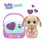 Cão de pelúcia interativo IMC Toys Baby Paws Just Born Puppy sonoro