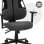 Silla Gaming Ergonómica ML Design Gris con Reposacabezas y Reposabrazos 3D Ajustable