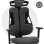 Silla Gaming Ergonómica ML Design Gris con Reposacabezas y Reposabrazos 3D Ajustable