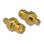 Conector Delock 88828 SMA para SMB macho dourado