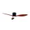 Ventilador de Techo Orbegozo CP 167132 30W 6 Velocidades Mando a Distancia con Luz LED Silencioso Función Invierno