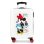 Disney, Minnie Enjoy The Day Maleta De Cabina Blanco 40x55x20 Cms Rígida Abs Cierre Combinación 34 L 2,8 Kgs 4 Ruedas Do