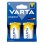 Pilha Varta 04120 LR20 Alcalina 1,5 V 2 unidades